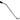 Tremolo Arm for USA Tremolo with a #10-32 Thread and a Black Tip