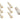 Camel Bone Bridge Pins, Set of 6 (and Endpin)
