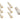 Camel Bone Bridge Pins, Set of 6 (and Endpin)