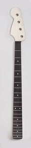 Bass neck - replacement neck for J Bass  - rosewood fingerboard - no finish - left-handed