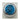 Allparts Dome Metal Control Knob with Turquoise Inlay
