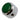 Q-Parts Acrylic Green Pearloid Metal Knob