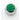Dome metal knob w green abalone inlay