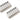Pickup covers for Humbuckers - nickel-silver - 50mm (1-31/32 inch) spacing - set of 2