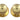 Tone Reflector Cap Knobs in Gold
