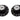 Witch Hat Tone Knobs, Pack of 2