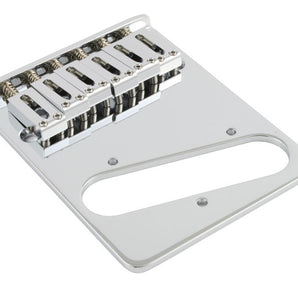 Guitar bridge for Telecaster - 6 saddle brass bridge for Tele w rectangular saddles