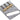 Guitar bridge - 3 barrel saddle Gotoh In-Tune engraved brass bridge for Tele®, 2-1/8 spacing, top-load or string through, chrome