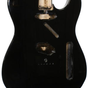 Telecaster Replacement Body, Alder in Jet Black