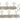 Tuning keys - vintage Deluxe style tuning keys 3x3 on a strip w off-white plastic buttons