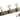 Tuning keys - vintage Deluxe style tuning keys 3x3 on a strip w off-white plastic buttons - aged nickel