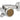 Tuning keys - locking minis - Gotoh - 3x3 - back locking