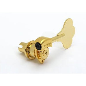Tuning key - Hipshot UltraLite HB6C bass key - 1/2 inch (13mm) string post - clover leaf button
