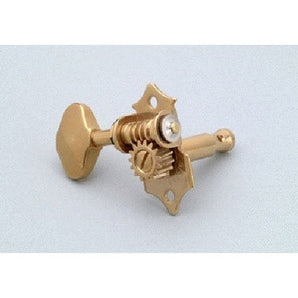 Gotoh open gear tuning keys 3x3 w scalloped  buttons antique finish