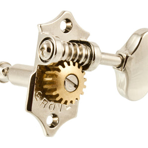 Tuning keys - Grover® V97-18 Sta-Tite 18:1 tuning keys 3x3 w scalloped buttons