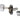 Tuning keys - Gotoh Stealth keys, lightweight, 6-in-line, with hardware, 18:1 [Gotoh part no. ST31-SB5] - left-handed
