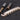 Featherweight stop tailpiece w USA thread studs & anchors - aged