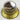 Gold Hat Volume Knob with Silver Cap