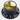Black Hat Tone Knob with Gold Cap