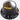 Black Hat Tone Knob with Silver Cap