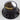 Black Hat Volume Knob with Silver Cap