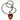 Dark Wood Pick Pendant Necklace Plant