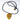 Light Wood Pick Pendant Necklace Biohazar