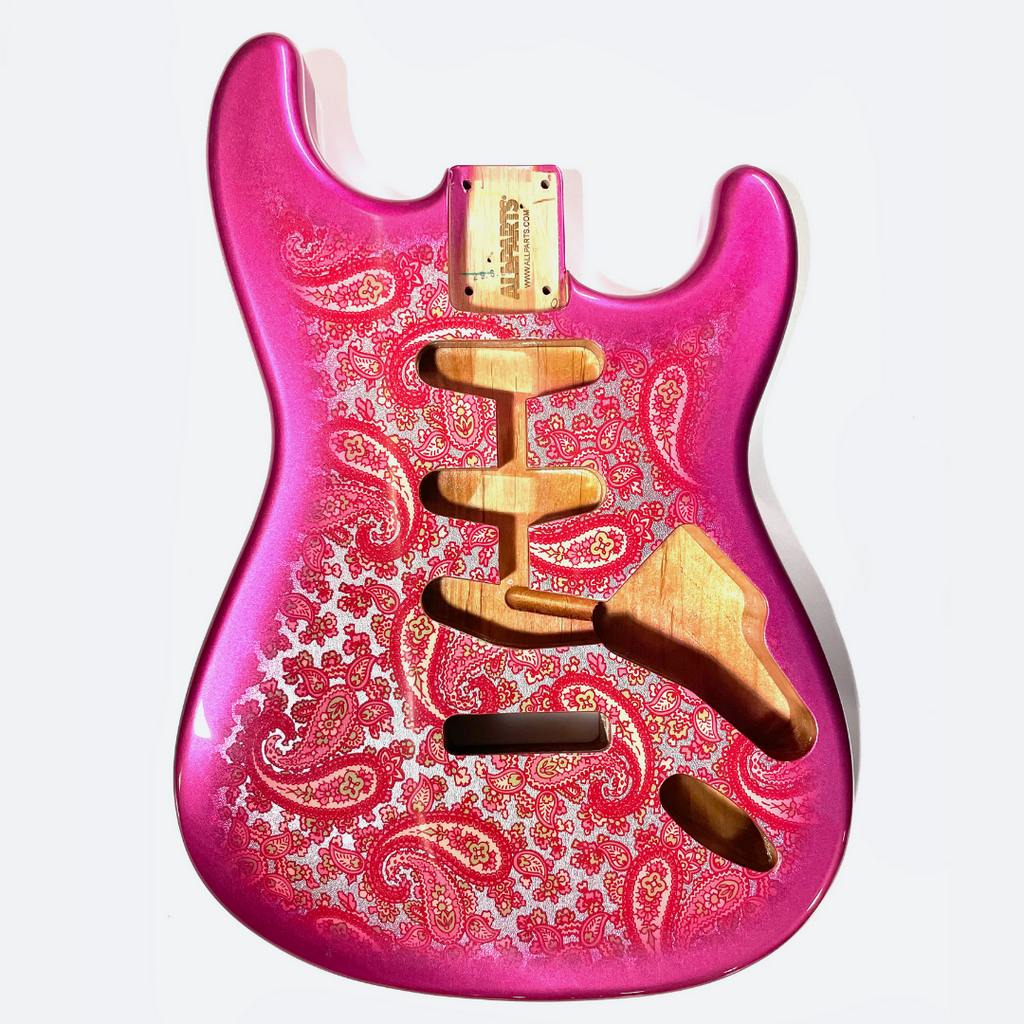 Paisley guitar deals body