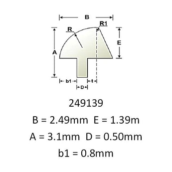 Zero Fret 249139 With Tang